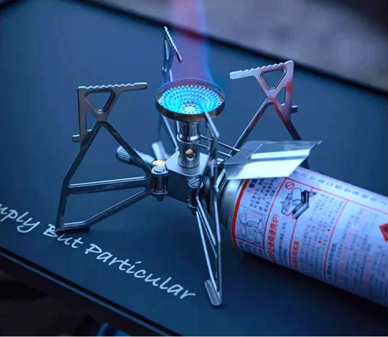 Butterfly Folding Gas Stove Silver