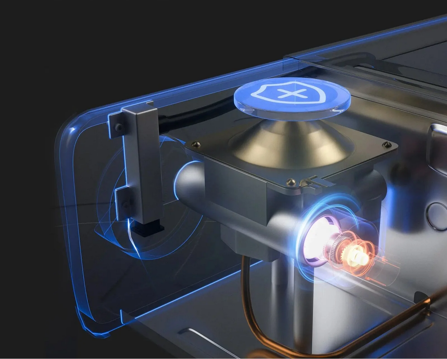 2900W Camping Cassette Stove Black