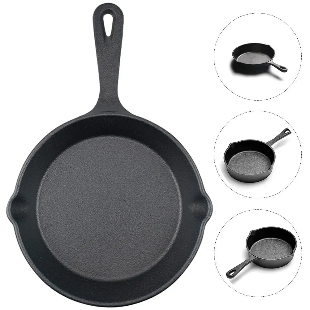 Pan Iron Cast Frying Egg Steak Cooker