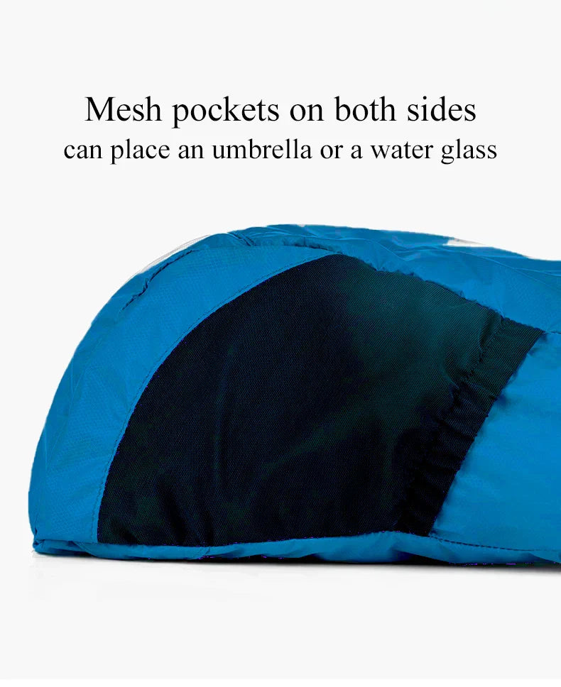 Ultralight 18L Foldable Waterproof Hiking Backpack - Blue