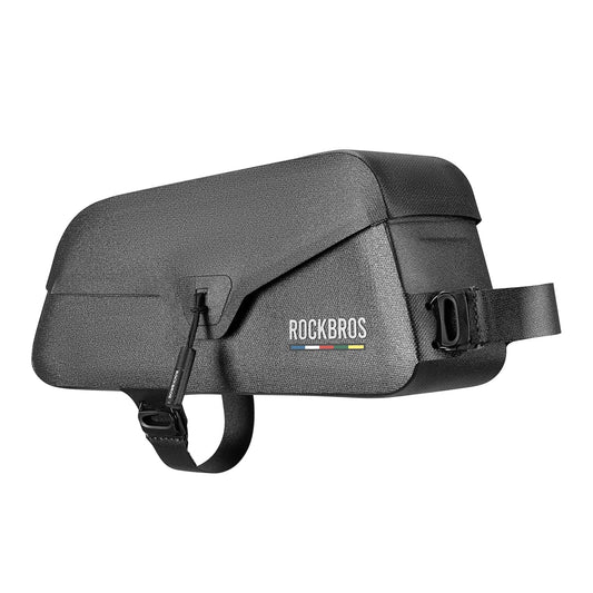 0.9L Magnetic Suction Bicycle Waterproof Nylon Pipe Tube Bag Black