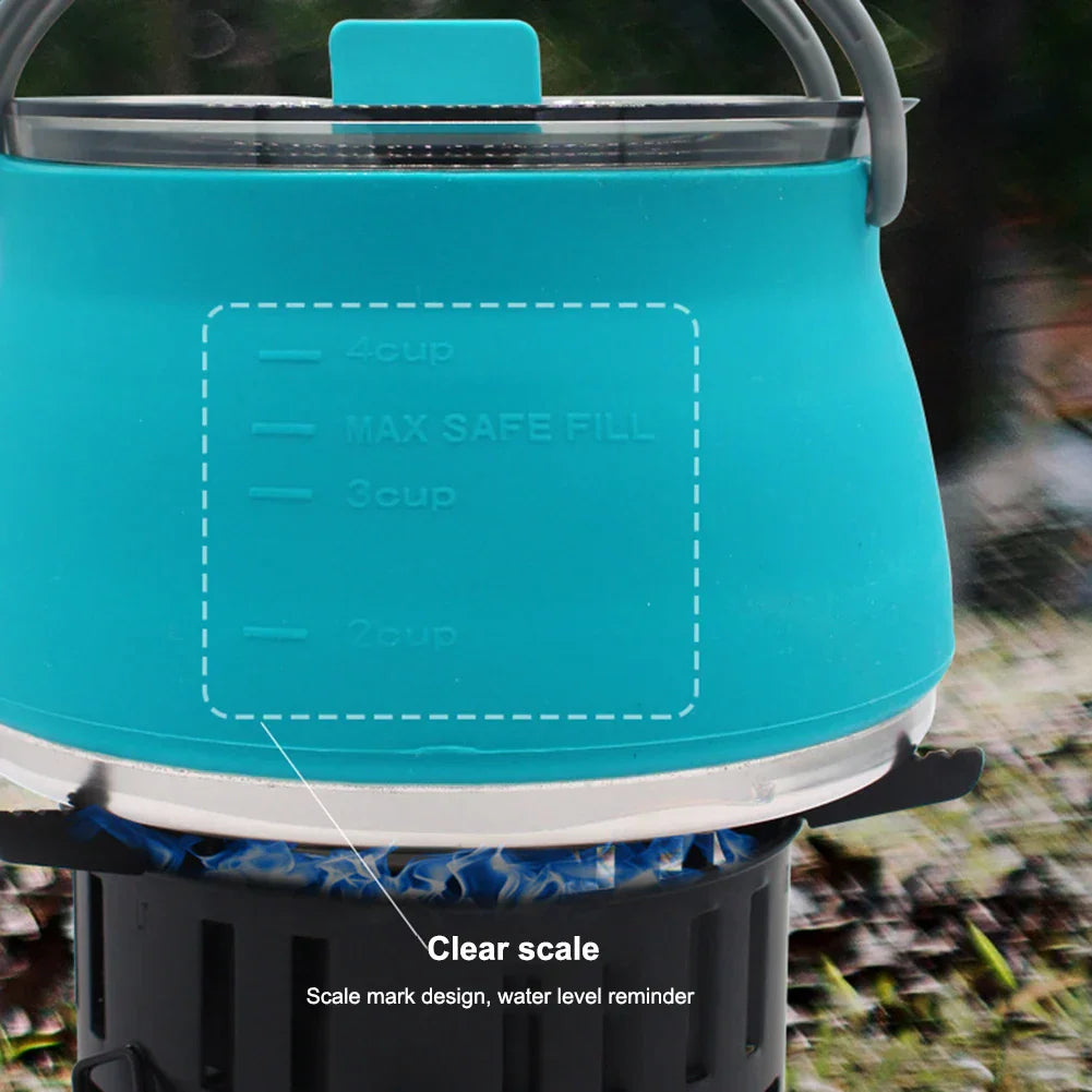 Silicone Folding Kettle Portable Boiling Water Po