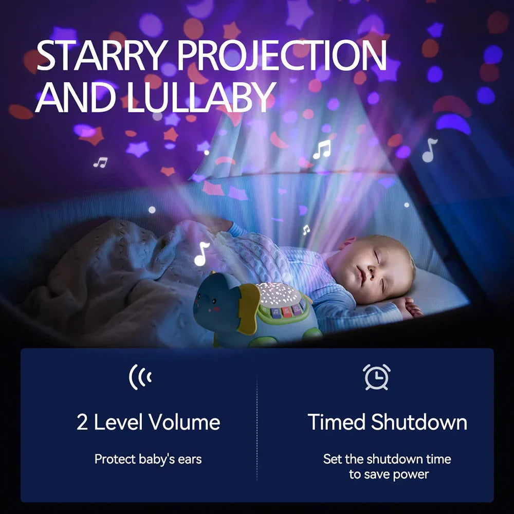 Baby Crawling Toys Musical Elephant