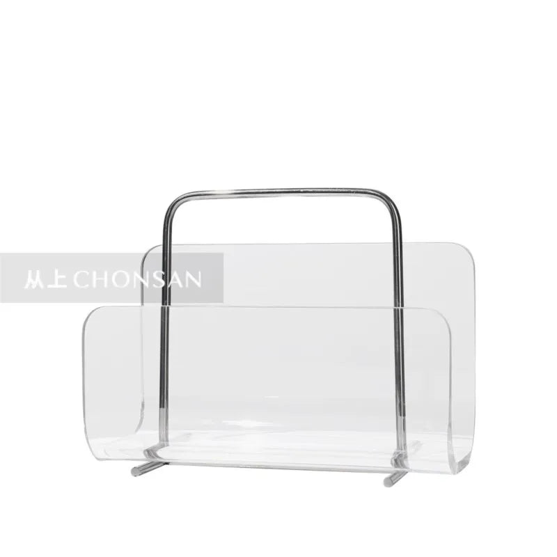 Joylove Modern Metal Acrylic Bookshelf