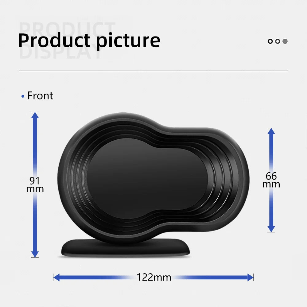 OBD2 Car HUD F9 Digital Head Up Display with Smart Alarm Black