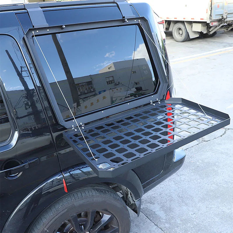 Rear Window Glass Armor Shelf Storage Rack for Land Rover Discovery