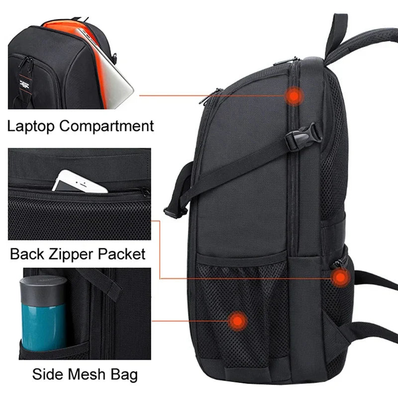 Waterproof Backpack Photography Orange