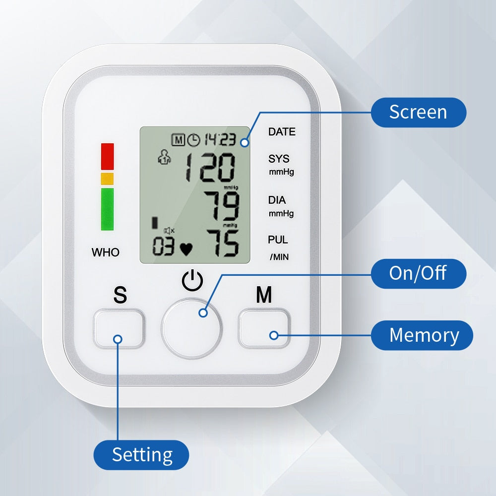 Automatic Digital Blood Pressure Monitor