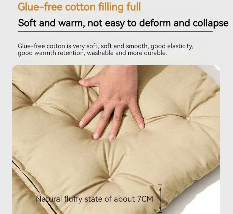 Camping Folding Chair Cushion Detachable Seat Pad
