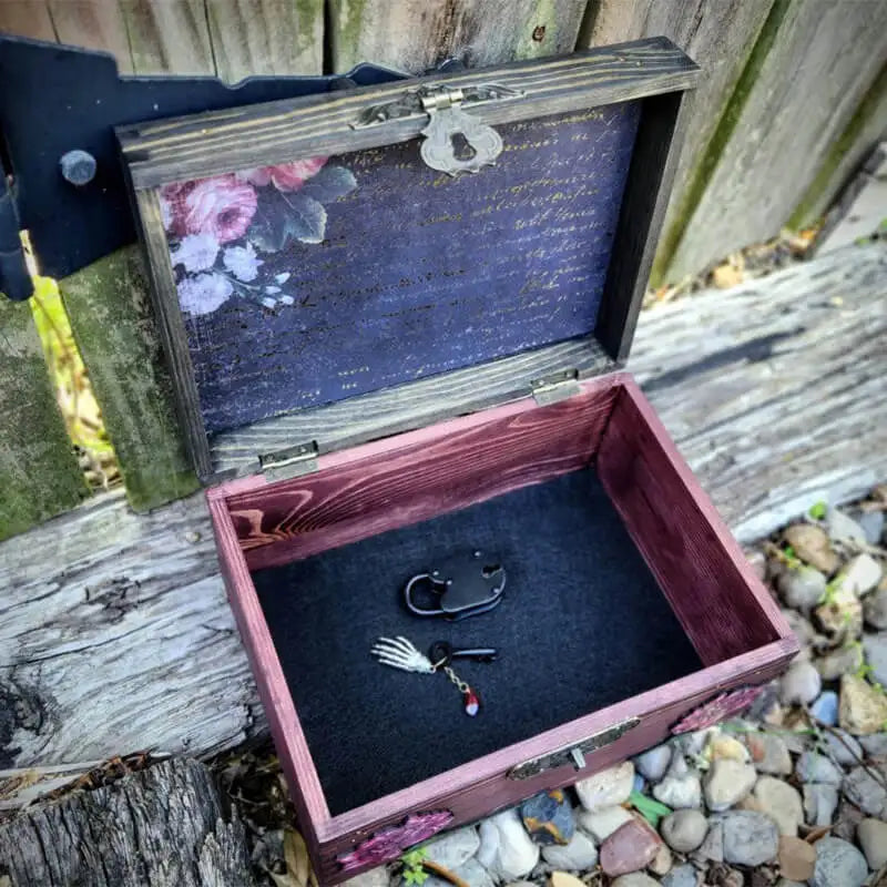 Hidden Key Box Wooden Craft