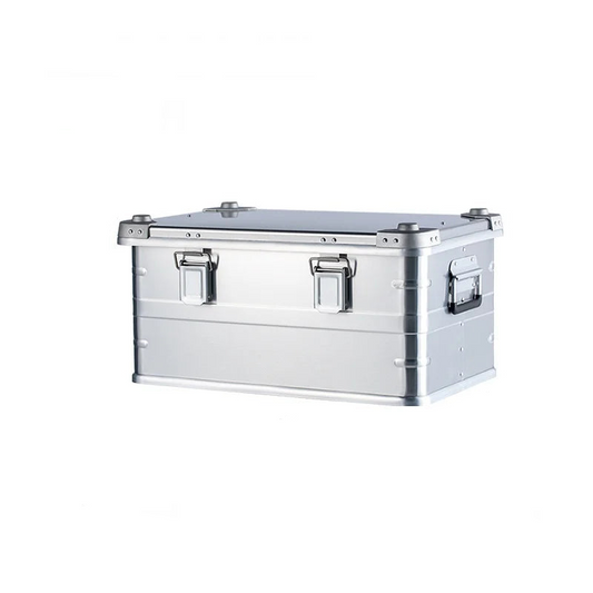 50L Outdoor Aluminum Alloy Storage Box Silver