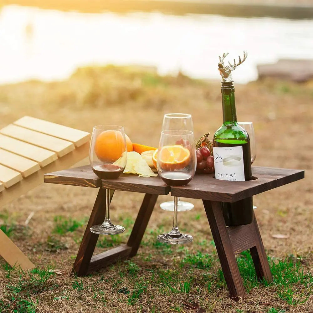 Portable Wooden Table Picnic