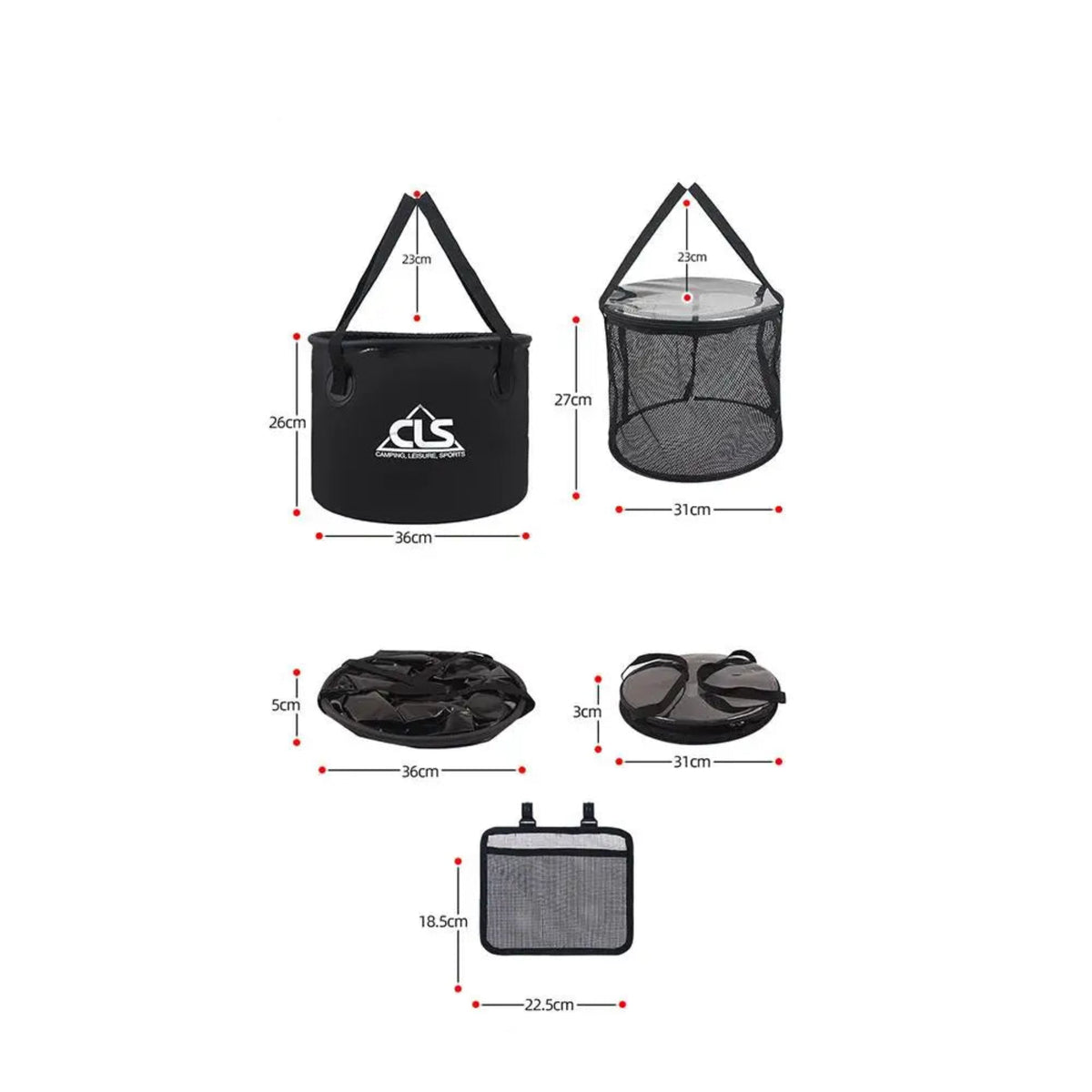 30L Collapsible Fishing Hiking