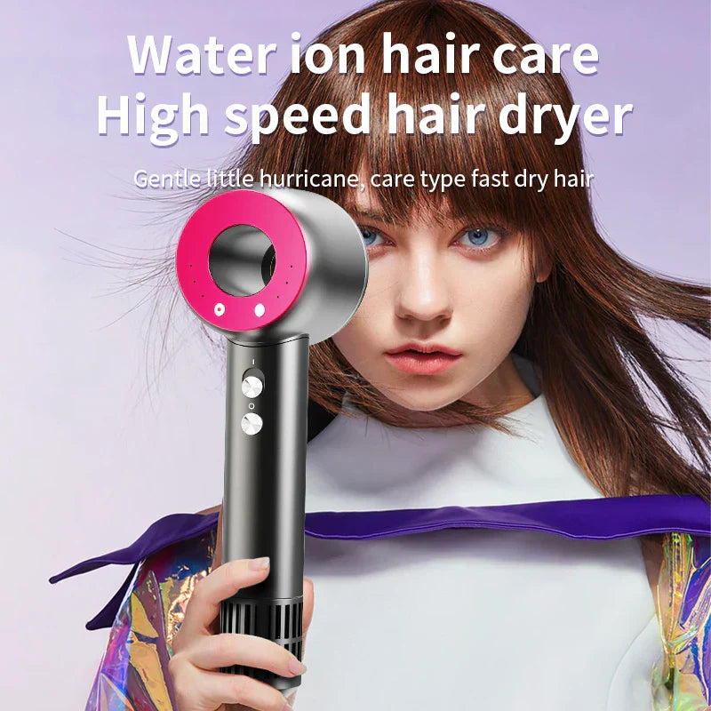 Professional Hair Dryer with Negative Ionic Technology and Nozzle