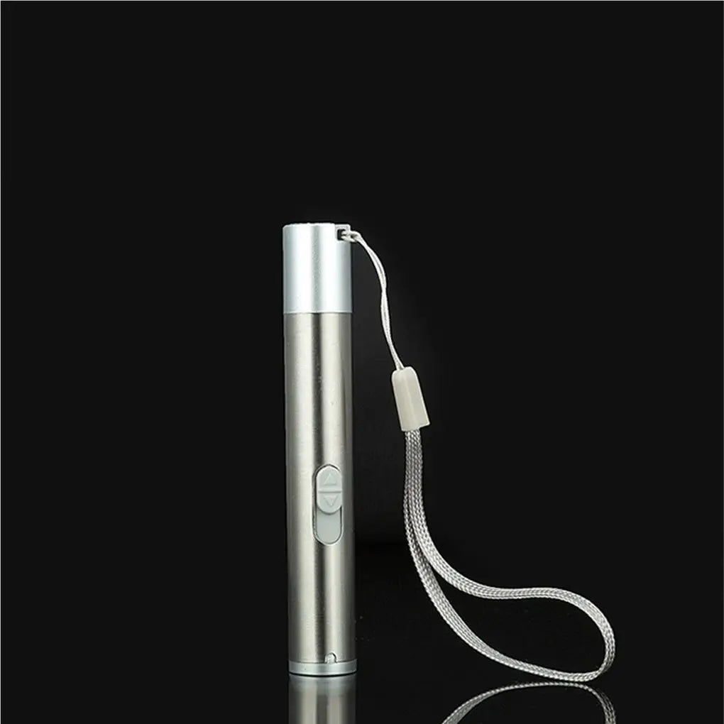 Mini Flashlight Pointer USB Rechargeable 3-in-1