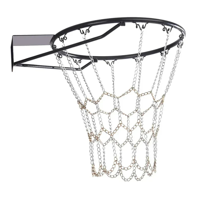 Durable Galvanized Steel Chain Basketball Net for Outdoor Classic Sport
