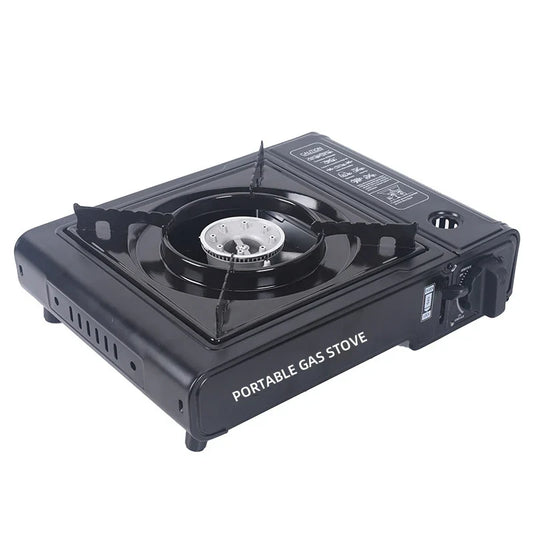 Camping Gas Stove Propane Cassette Burner Black