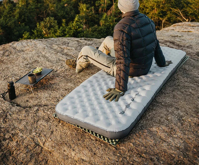 Inflatable Pad 6.5 R-Value Thermal Air Mattress White