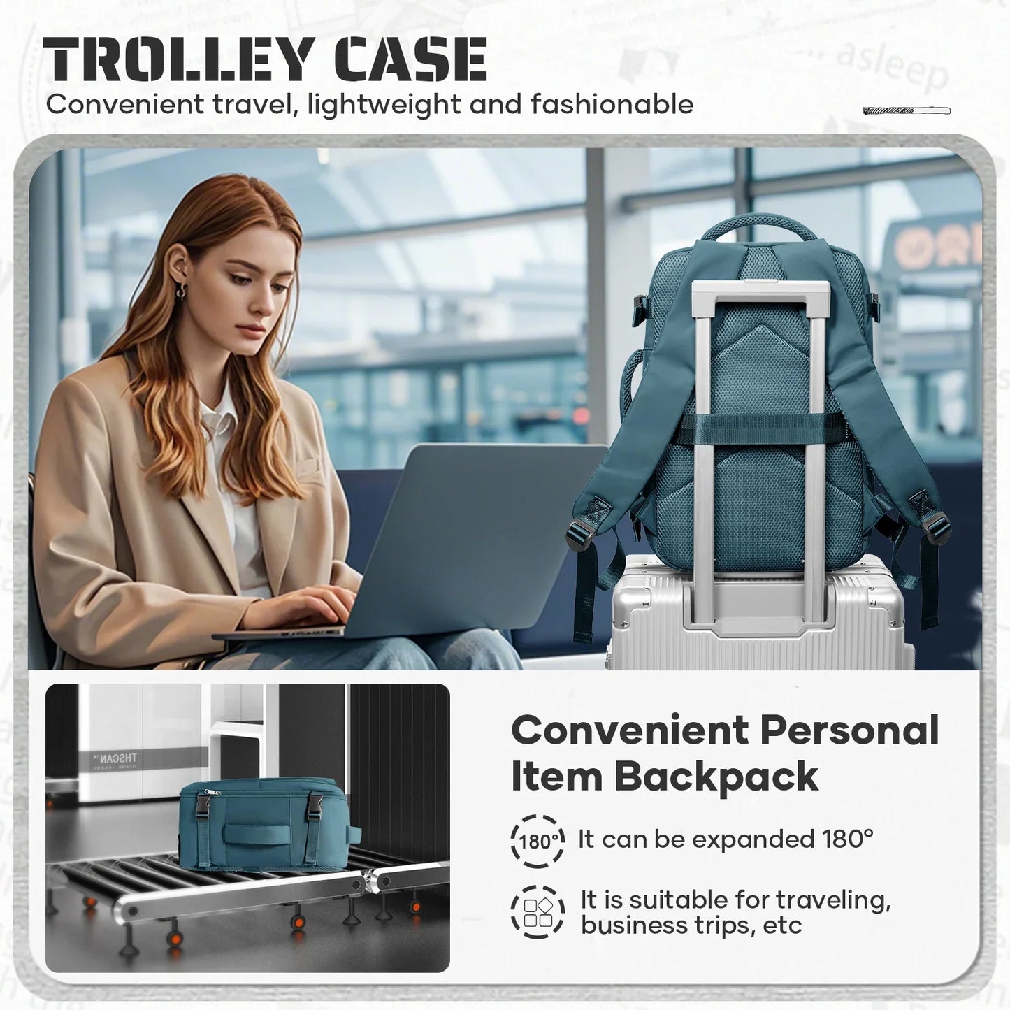 Cabin Carry-On Bag Travel Backpack