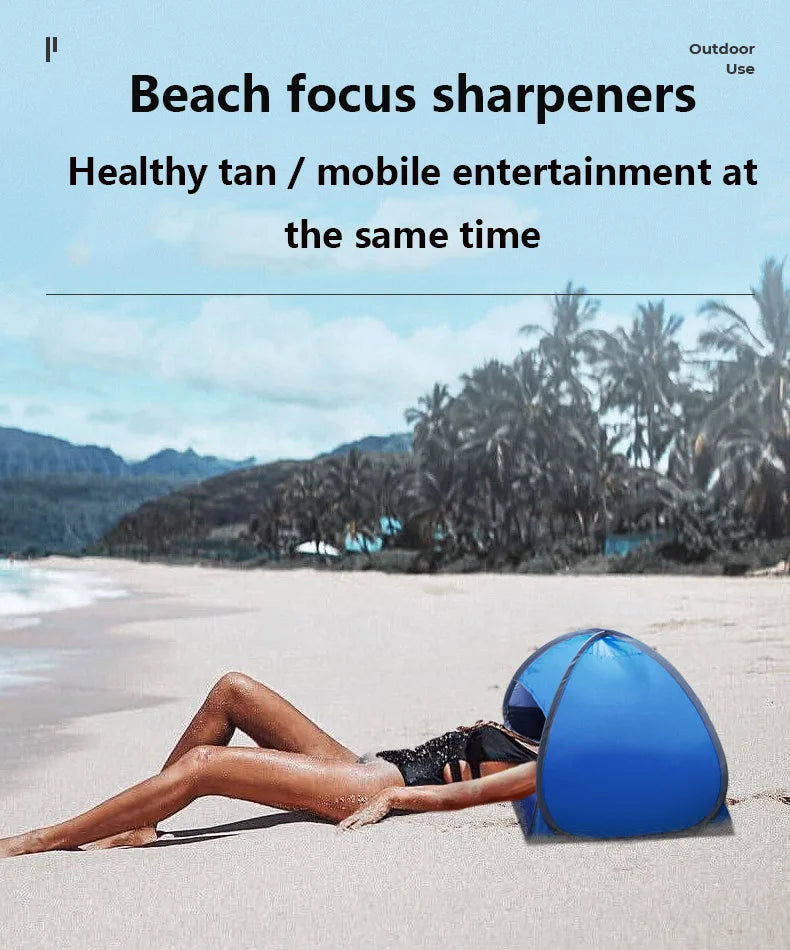 Automatic Quick-Opening Beach Sunshade