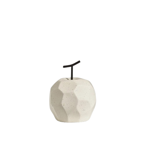 Ceramic Fruit Ornaments: Elegant Apple and Pear Decor for Stylish Living Spaces