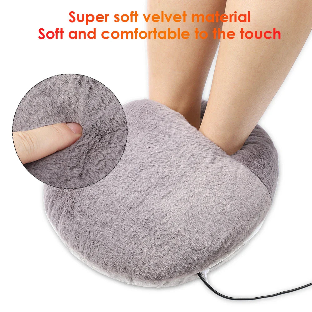 Heated USB Foot Warmer Pad for Winter Use