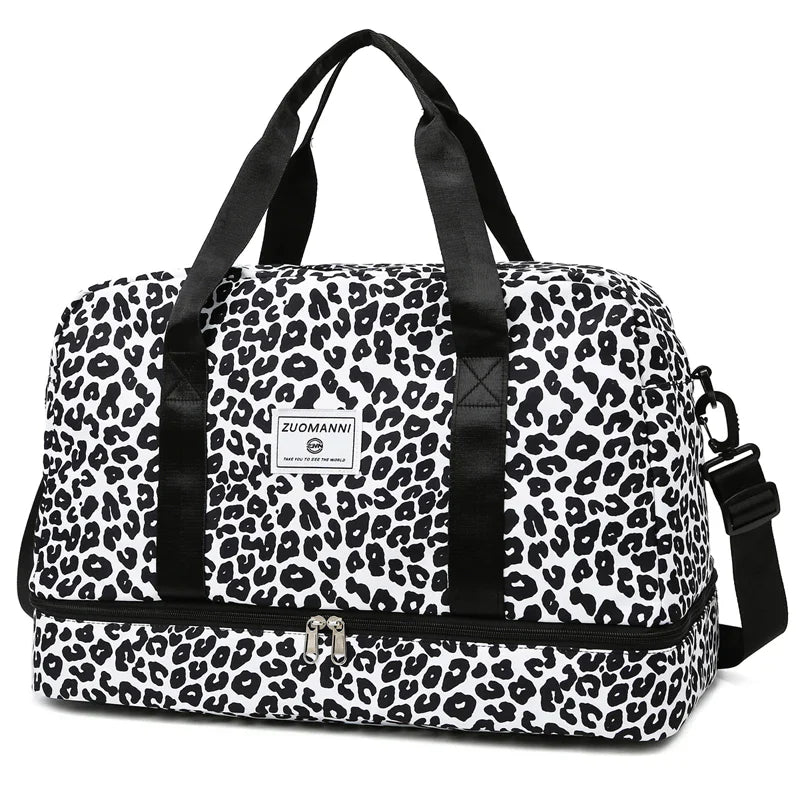 Women's Carry-On Travel Bag (Leopard)