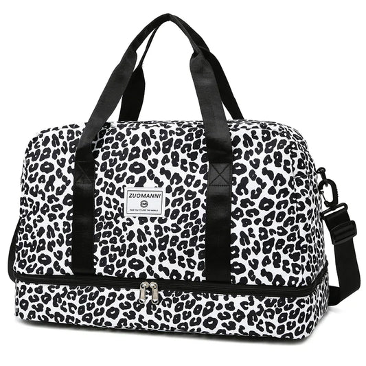Women's Carry-On Travel Bag (Leopard)