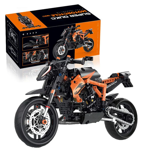Racing Moto Building Blocks Set
