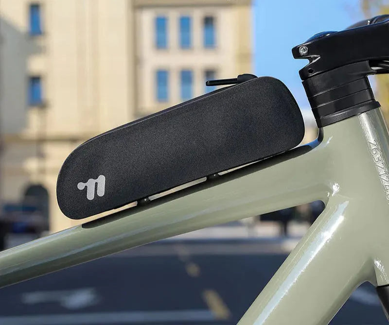 Aerodynamic Bicycle Top Tube Bag Zip Frame Balck