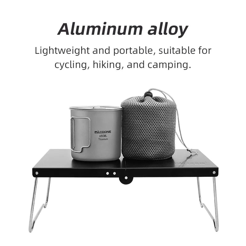 Camping Portable Folding Table Black