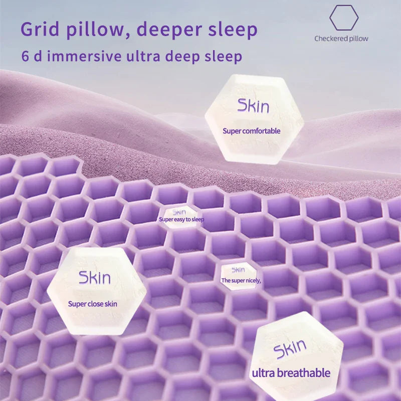 Super Soft Cat Belly Pillow Cervical Support Sleep Aid Cushion Purple