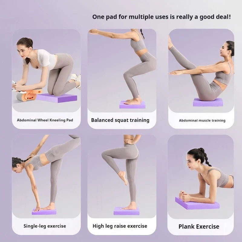 4CM Ultra-Thick NBR Yoga Fitness Support Pad Purple