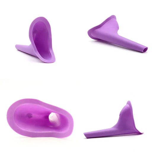 Soft Silicone Female Urinal for Outdoor Use
