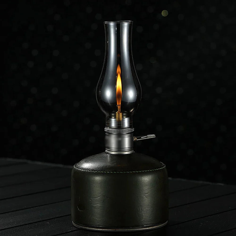 Outdoor Camping Glass Candle Light