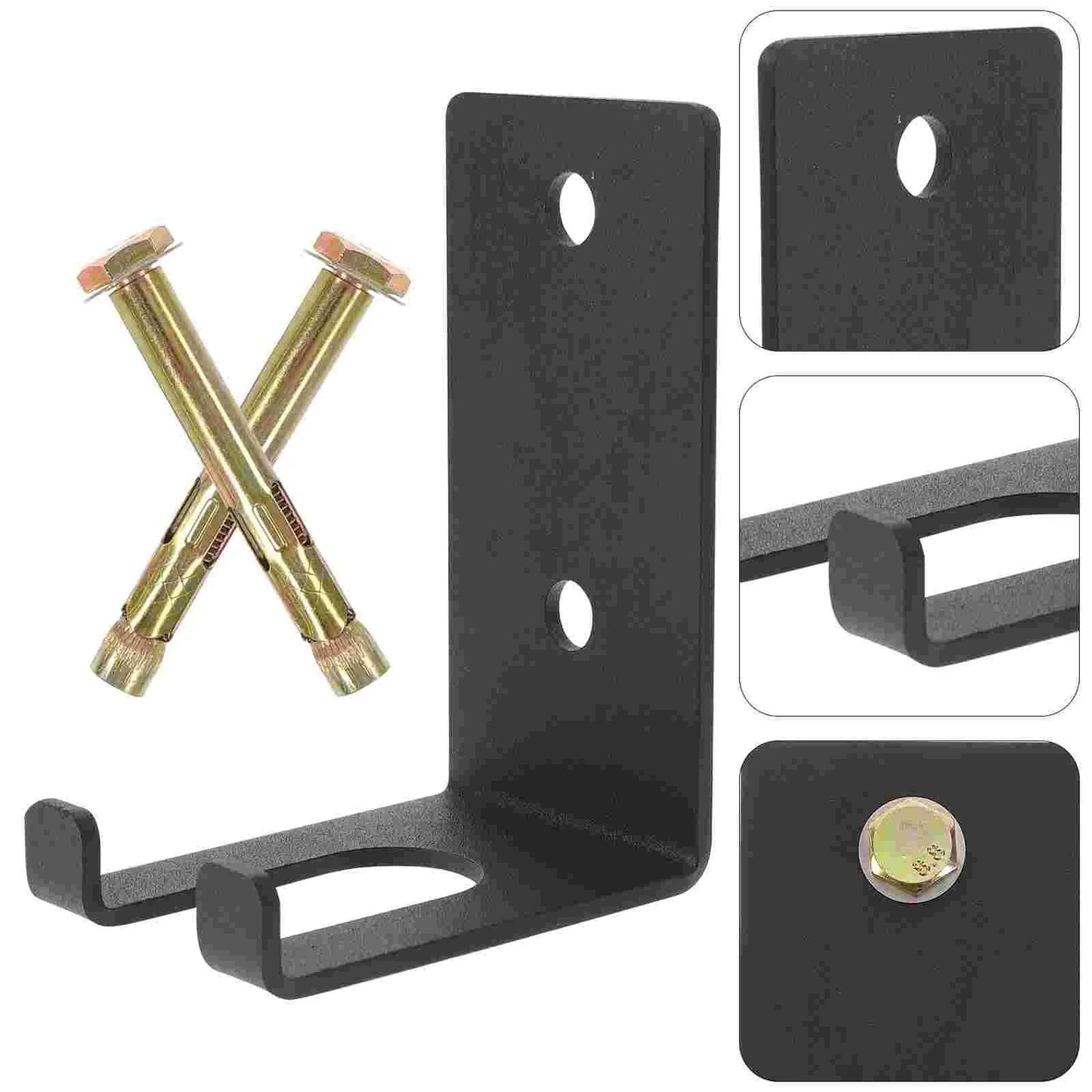 Wall-Mounted Barbell Storage Rack - Steel Holder
