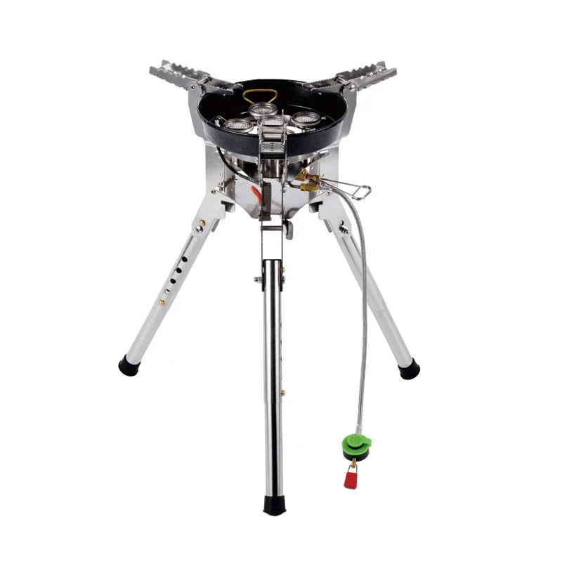 8400W Foldable Gas Camping Stove Silver