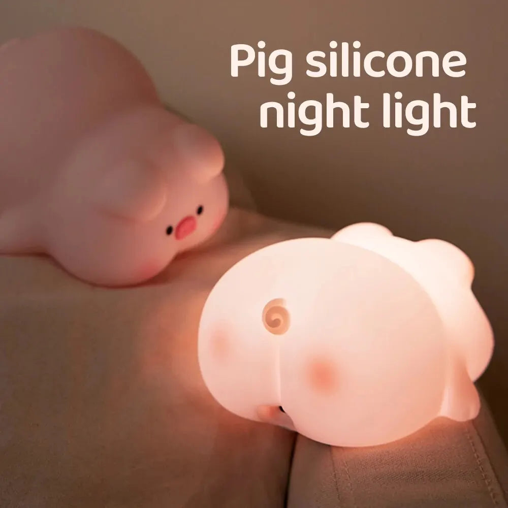 Cute Pig Night Light