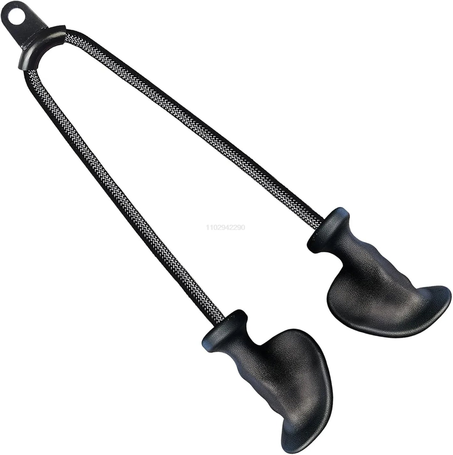 Rope Pulldown Attachment Cable Handle Black