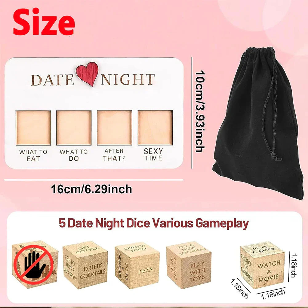 Wood Romantic Date Night Game