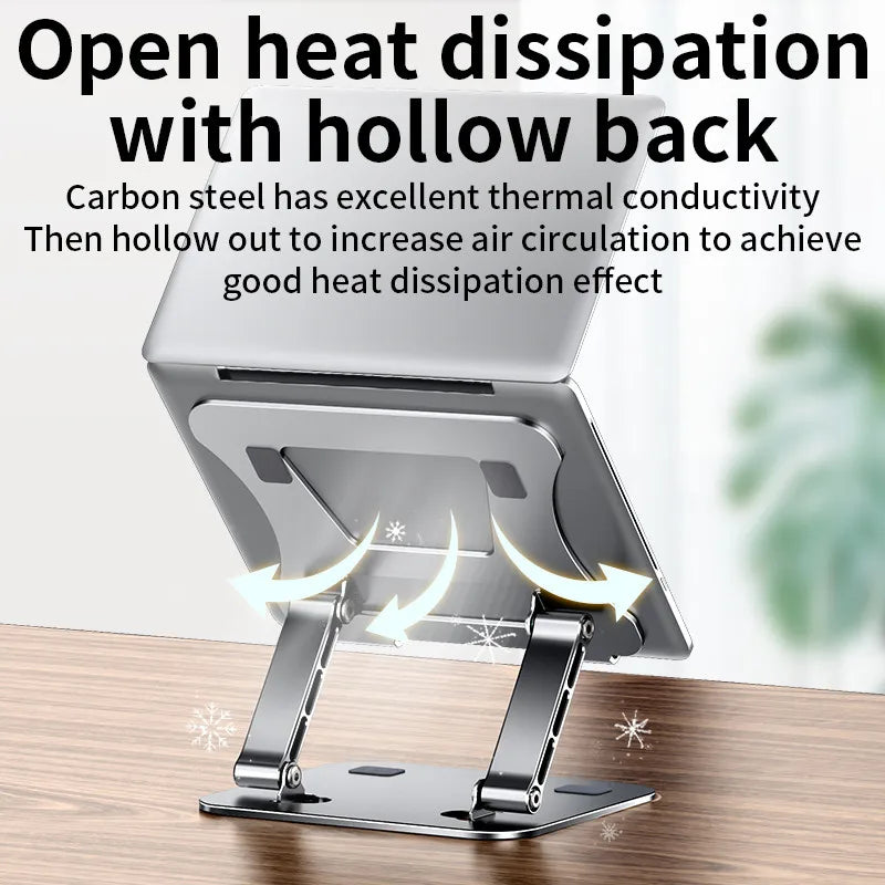 Laptop Stand Adjustable Aluminum Up to 17 Inch Laptop Portable Cooling