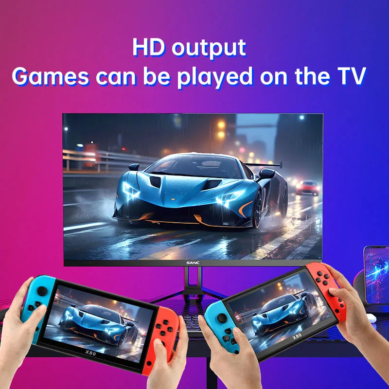 Retro Handheld Game Player 7inch