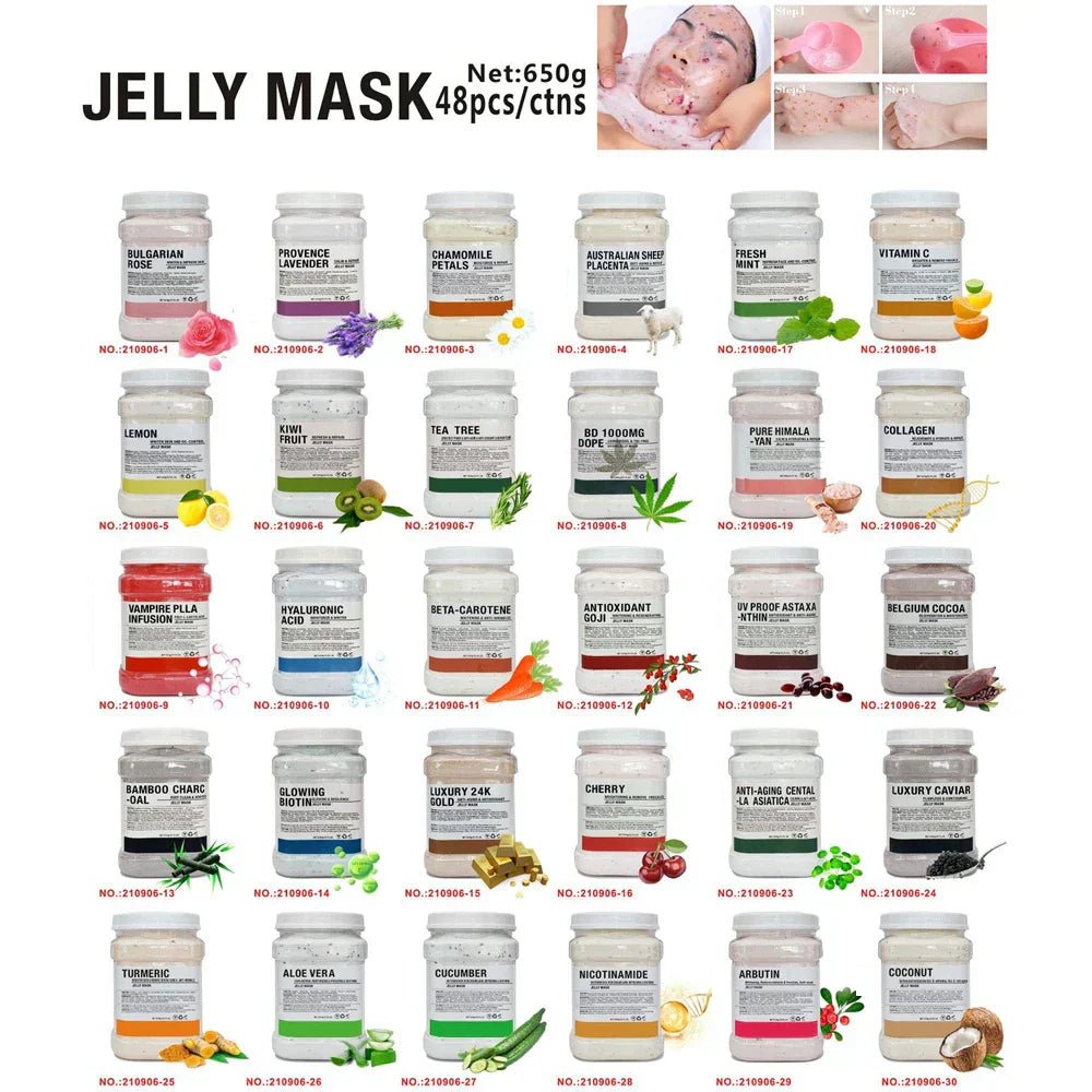 Collagen Hydrating Powder Mask - White Spa Facial Skincare