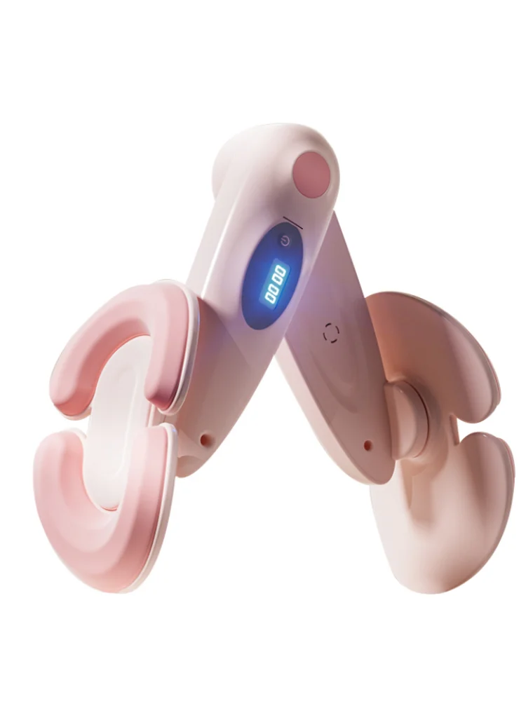 LED Counting Pelvic Floor Leg Clamp Trainer Pink