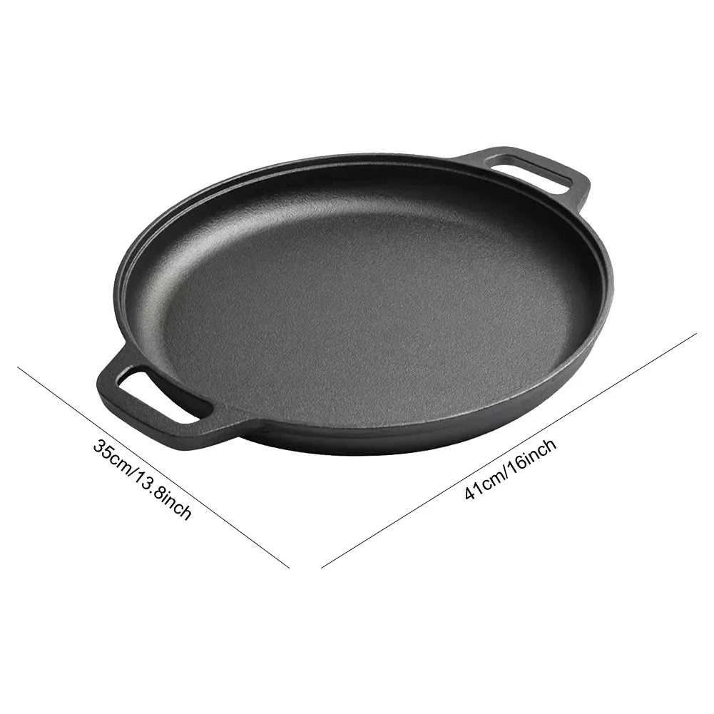 Non-Stick Camping Cast Iron Frying Pan