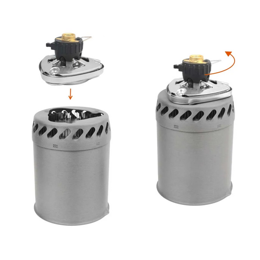 Outdoor Pot Burner Stove System Grey