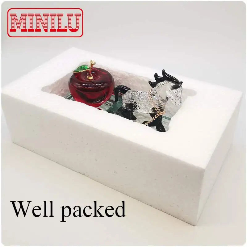 Crystal Perfume Seat Car Decoration Horse