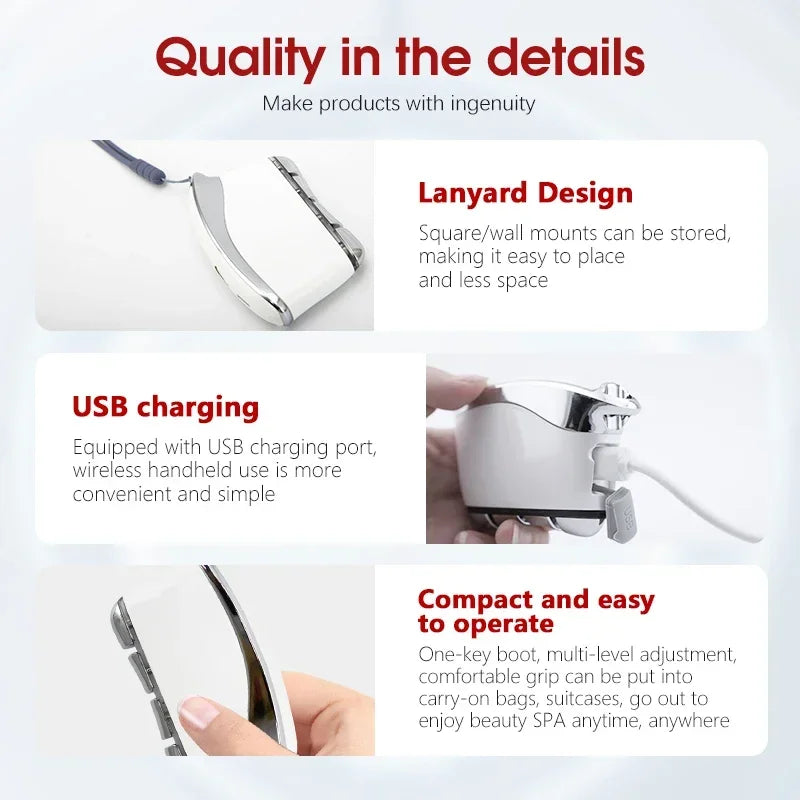 Dredging Meridian Massage Brush: Electric V-face Lifting Beauty Instrument