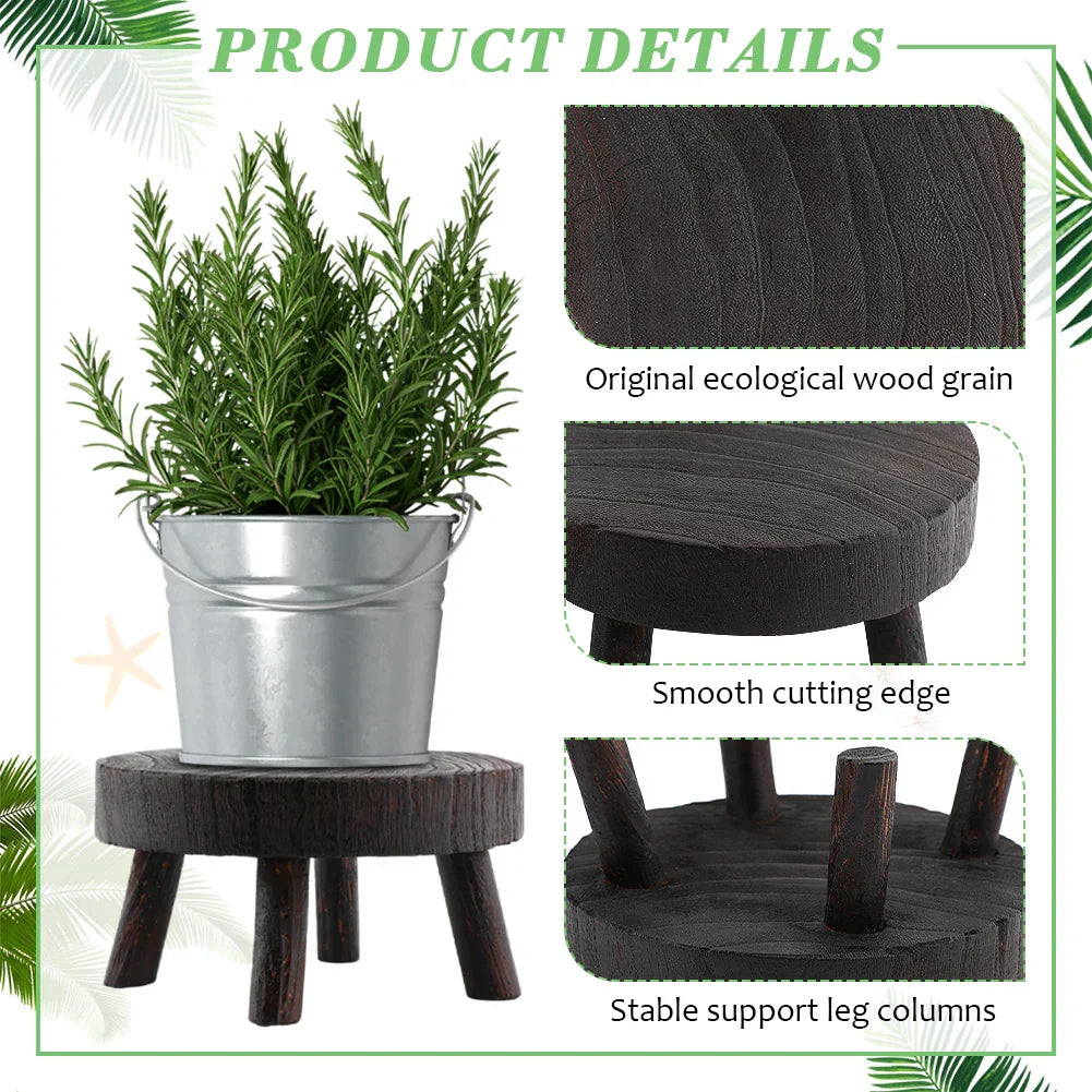 Multipurpose Wooden Stool Step Ladder for Fishing and More