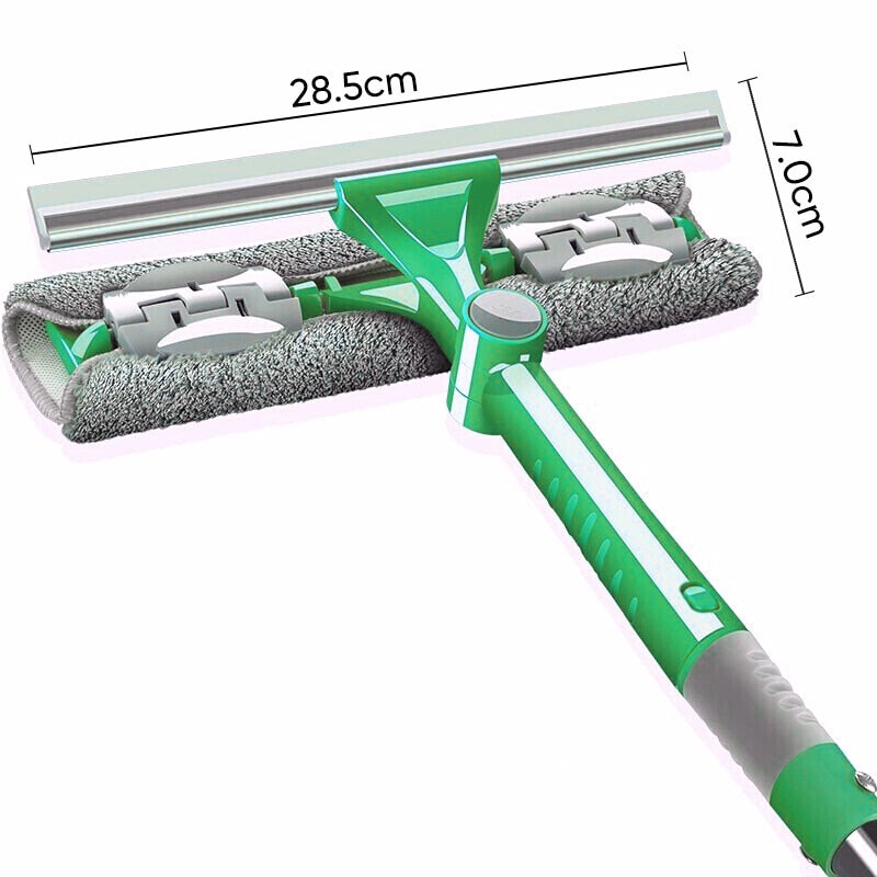 Cleaning Tool Double-sided Telescopic Rod Window Cleaner Mop